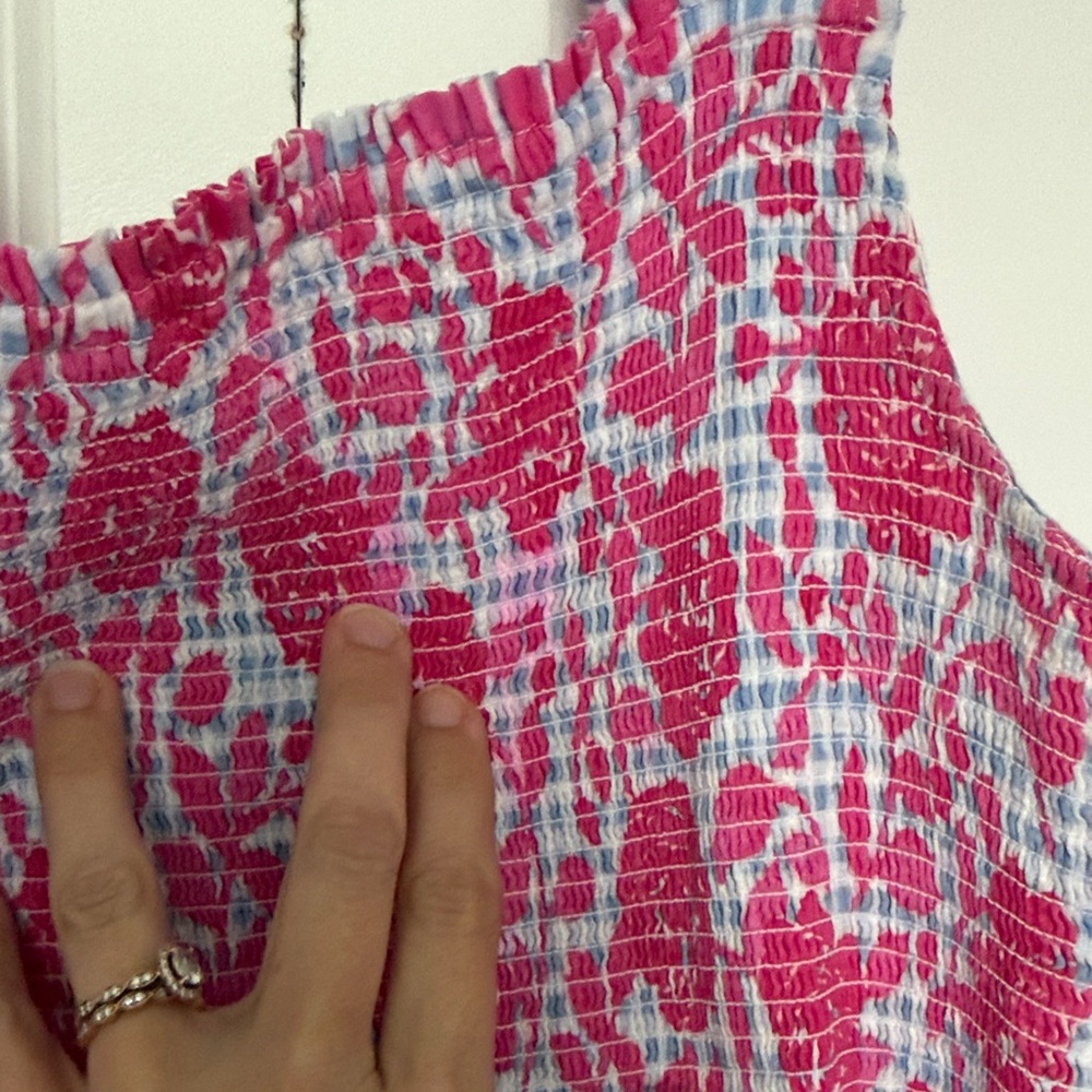 Vineyard Vines 148th Kentucky Derby Pink Floral Dress size small maxi style - Picture 4 of 8